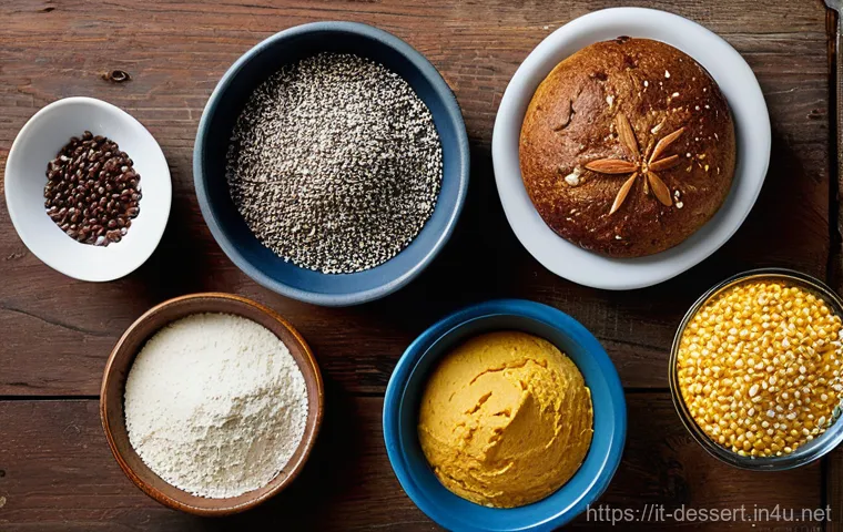 디저트 글루텐 프리 - **Prompt:** A close-up, high-resolution photograph of an exquisite display of assorted gluten-free I... 디저트 글루텐 프리 - **Prompt:** A close-up, high-resolution photograph of an exquisite display of assorted gluten-free I...
