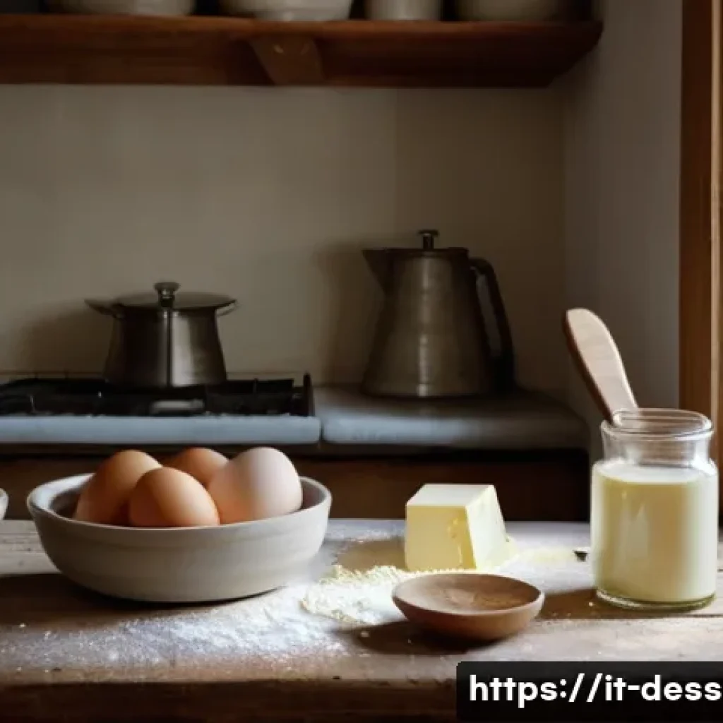 파운드 케이크 만들기 - **Prompt:** A cozy, sunlit Italian kitchen. A person, appearing to be in their late teens or early t...